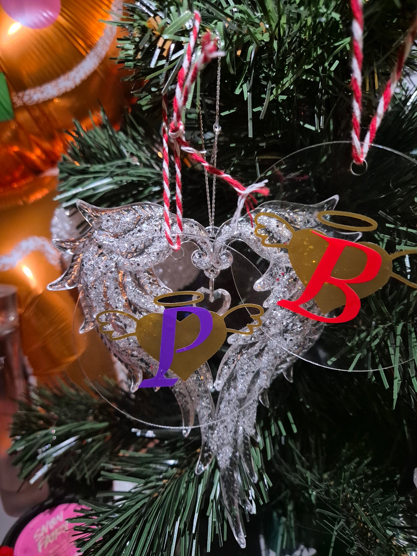 Personalized Memory Baubles - Any Name or Letter