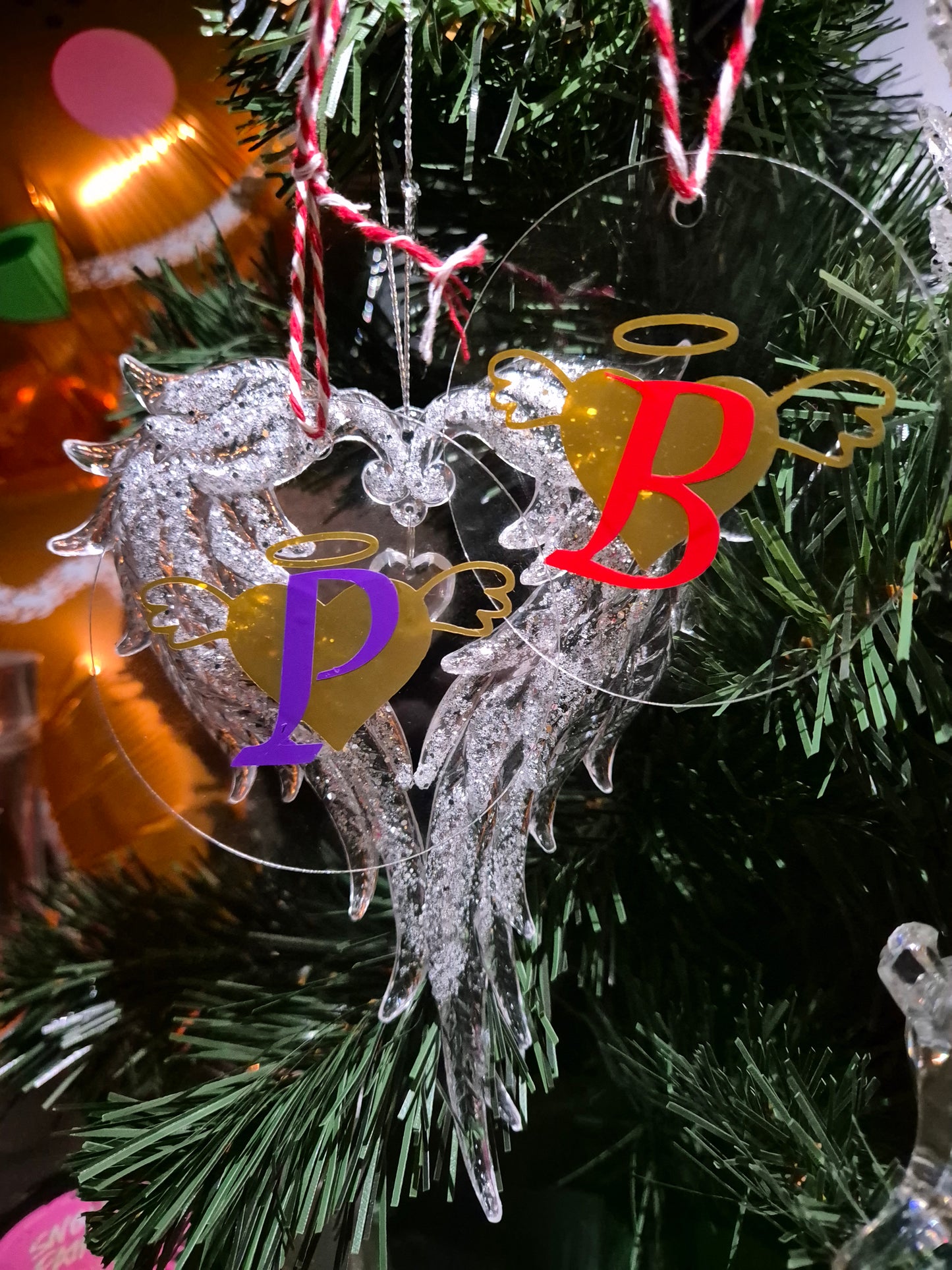 Personalized Memory Baubles - Any Name or Letter